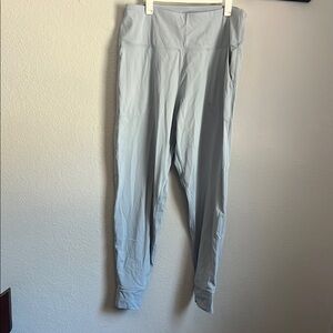 Light Blue Gray High-Waisted Joggers